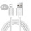 2 st 3m kompatibla iPhone-kablar silver silver 1