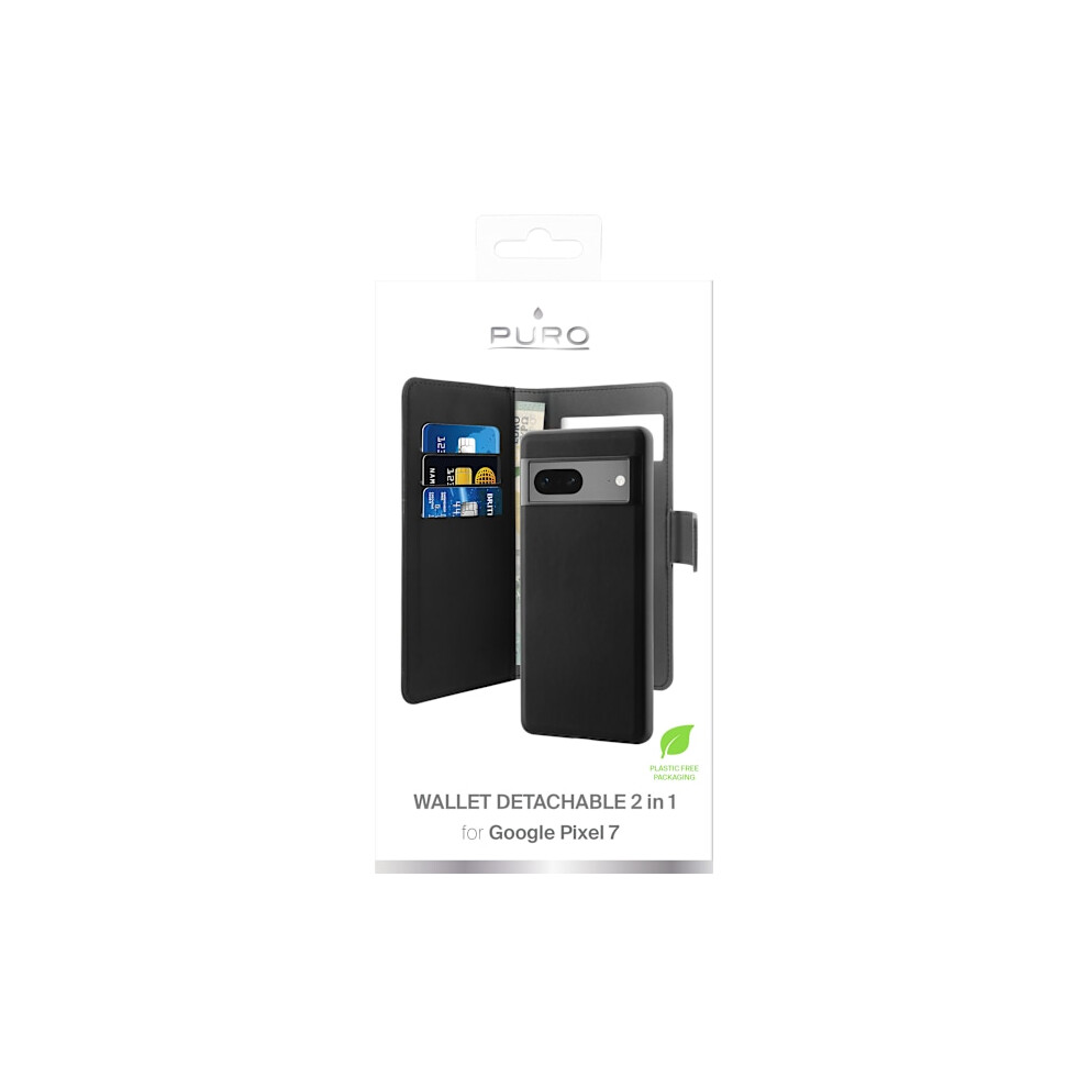 Google Pixel 7 Wallet, Detachable, Black 9395123226187