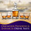 NutriChef Home Bar Whiskey Decanter, Σετ αερισμού από γυαλί ουίσκι με τέσσερα ποτήρια ουίσκι των 5