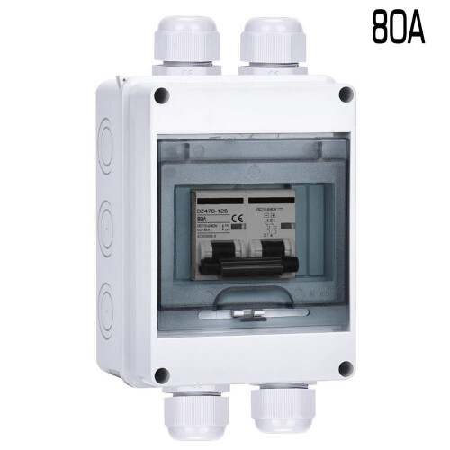 Φωτοβολταϊκό κουτί αποσύνδεσης DC12-240V. Διακόπτης κυκλώματος, διακόπτης