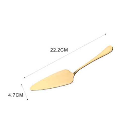 Stainless Steel Serrated Icing Spatula Cake Pie Pizza Dessert Server Tool 1