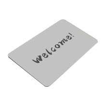 Yonrjhukm 19x26 inch zomerdeurmat, superabsorberend, sneldrogend, antislip rubberen achterkant, wasbaar, zacht tapijt, geschikt voor badkamer en