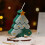 Vela perfumada natalina encantadora de 8 cm (3,15 polegadas), vela de soja em formato natural, presente de Natal ideal - compatível com a 4