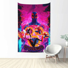 Tapisserie murale décorative Spider-Man: New Generation pour chambre d'adolescents, dortoir ou salon (152 cm x 102 cm)
