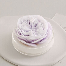 Candela profumata alla rosa, realizzata a mano in cera di soia, ideale come decorazione da tavolo o regalo per foto - Adatta per yoga, meditazione,