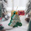 Vela perfumada natalina encantadora de 8 cm (3,15 polegadas), vela de soja em formato natural, presente de Natal ideal - compatível com a 6