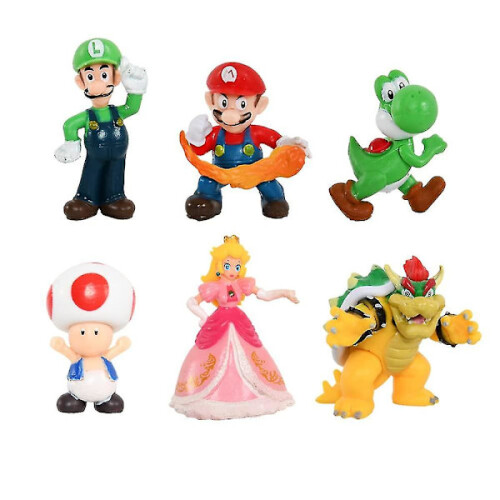 18 τεμάχια Super Mario Bros Φιγούρες Δράσης Σετ Παιχνιδιών Συλλεκτικές Κούκλες Μοντέλων 1