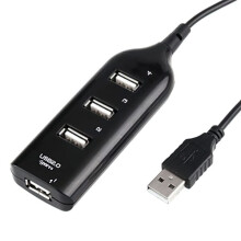 Hub USB2.0 la 4 porturi negru