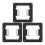 Mizh 3 PCS Socket Retention Bracket Compatible for 1700 CPU Radiator Mount Rack 1
