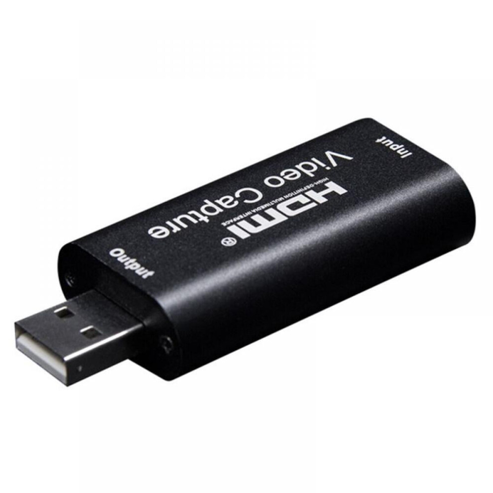 Hdmi Audio Video Capture Card 1080P30fps, Usb2.0 For Dslr & Camcorder To Live Stream | Gaming | Teaching | Conferencing 9395123756189