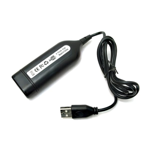 Hub USB2.0 la 4 porturi negru 2