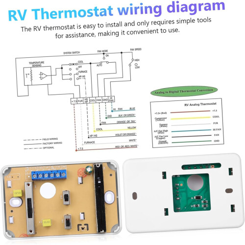Programmable Wall Heater Control for Camper and Motorhome 1