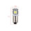 BA9S LED mit 5 SMD5050-Chips, 2er-Pack, T4W-Design, Silber/Grau/Grün 3