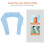 Sun Cooling Arm Sleeves Stretchy Material One Size 4pcs Set 6