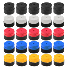 25-Pack Anti-Skid Tennis Racket Grips - Also Suitable for Badminton Racquets, Includes Vibration Overgrip Sweatband