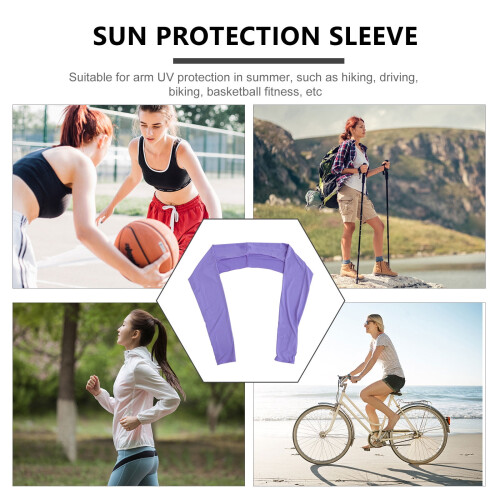 Sun Cooling Arm Sleeves Stretchy Material One Size 4pcs Set 1