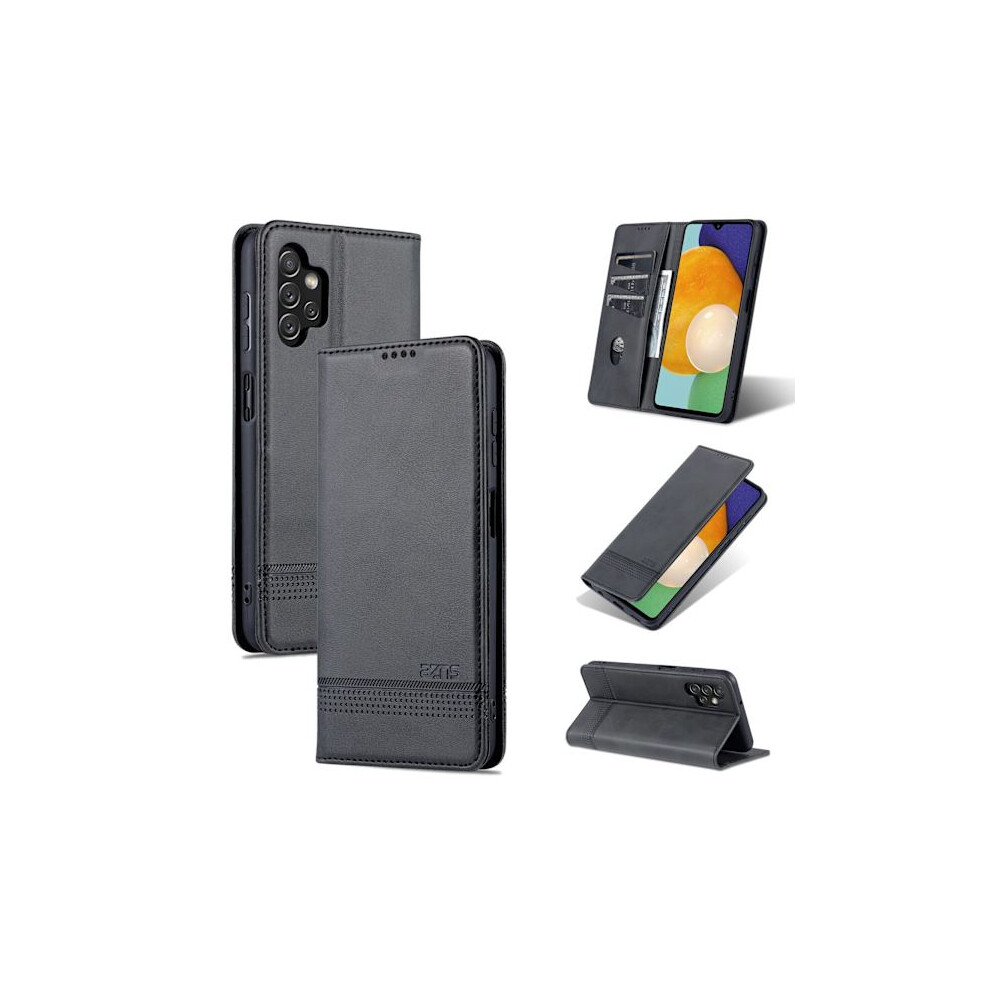 Compatible With Samsung Galaxy A13 4G - Wallet Case Black 9395123757360