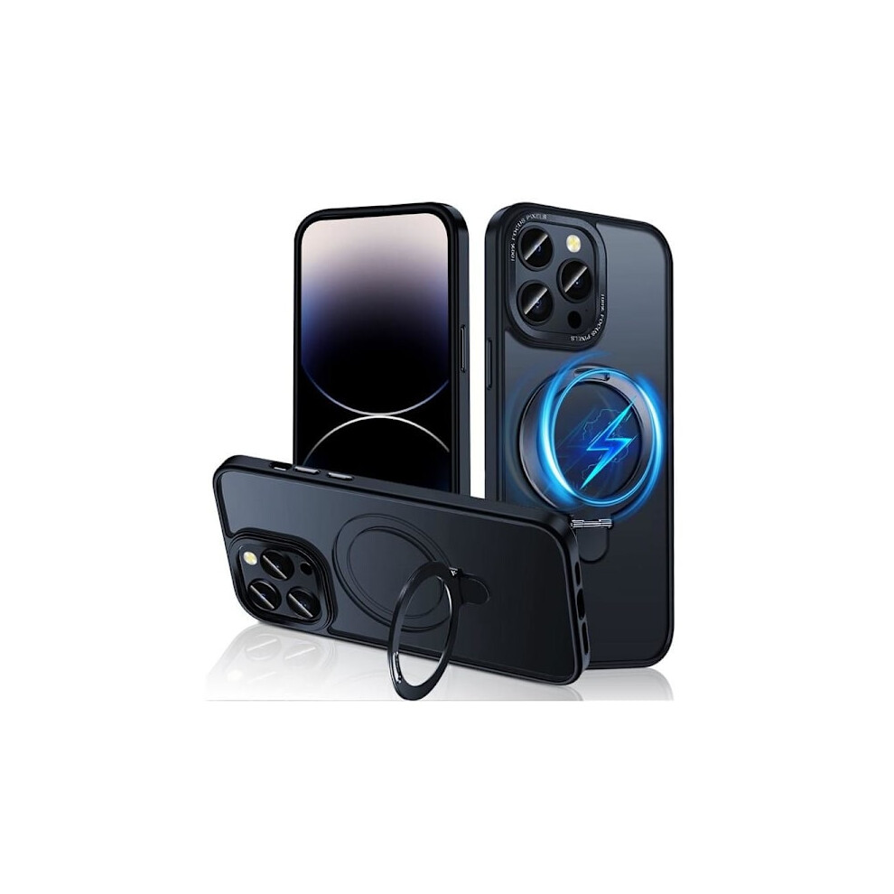 Compatible With Iphone 15 Shockproof Magsafe Case With Kickstand Nordcell Purple 9395123757469