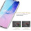 Vetro temperato trasparente da 0,26 mm (9H) compatibile con Samsung S20 Plus 3D. 4