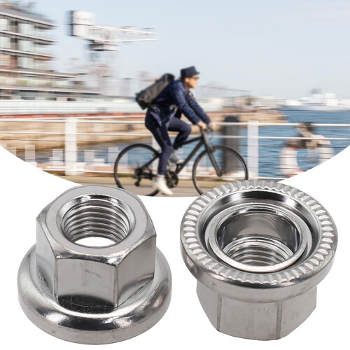 DAMIFU2PCS παξιμάδι ποδηλάτου για πλήρωμα βίδα ποδηλάτου M9M10 3/8 παξιμάδι για πλήμνη 1