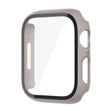 Schutzglas kompatibel mit Apple Watch Series 9/8/7/6/SE/5 – Passend für 45 mm, 44 mm, 42 mm, 41 mm, 40 mm, 38 mm – Khaki