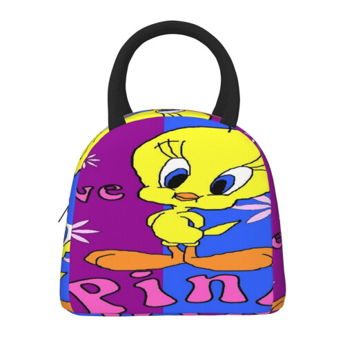 Borsa termica portatile Tweetybird con tasca frontale per uomo, donna e ragazzi. 1