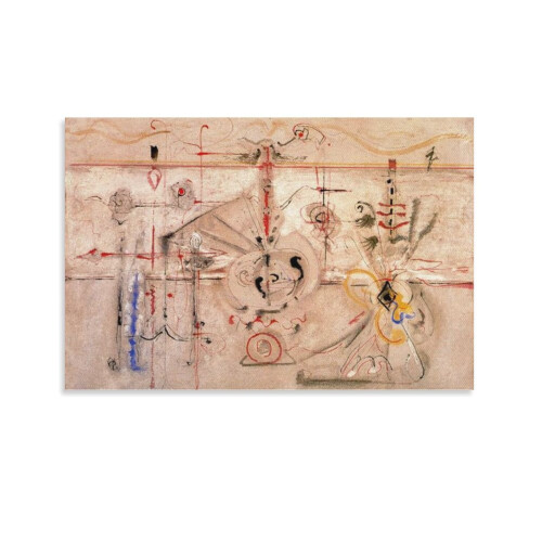 Αφίσα σε καμβά Archaic Idol1945 από τον Mark Rothko και εκτύπωση εικόνας τοίχου, μοντέρνες