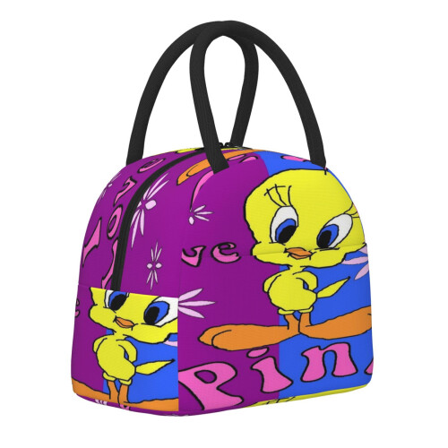 Borsa termica portatile Tweetybird con tasca frontale per uomo, donna e ragazzi. 2