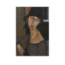 Reproduction d'une peinture d'Amedeo Modigliani (17) - Affiche décorative sur toile pour chambre à coucher - Style moderne - 20 x 30 cm