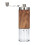 Manual Coffee Grinder with Adjustable Settings, Foldable Handle, Ceramic Burr, Easy to Clean, Brown 1