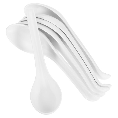 Σετ 6 τεμαχίων κουταλιών chopsticks, επαγγελματικά κουτάλια σούπας βρώμης, ασιατικά