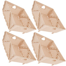 FUYGRCJ2 Passoires pliables, ensemble de passoires pliables, panier d'égouttage peu encombrant pour fruits, légumes, pâtes