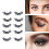 Ψεύτικες βλεφαρίδες Hesroicy5 ζευγάρια/κουτί Messy6D Effect Dense Imitation Mink Beauty Ψεύτικες 5