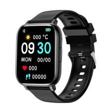 PAVEOS Smart Watch, Multiple Motion Modes, Remote Control Photography, Full Screen Fitness Tracker for Android & iOS, Compatible with Black-u