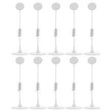 Guangmc 10pcs Metal Price Label Holder for Shops & Office