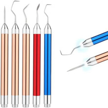 ckepdyeh 5Pcs Weeding Tools for Vinyl with Light, for Removing Iron on Vinyl Paper Scrapbooking Cutting Cameos Craft