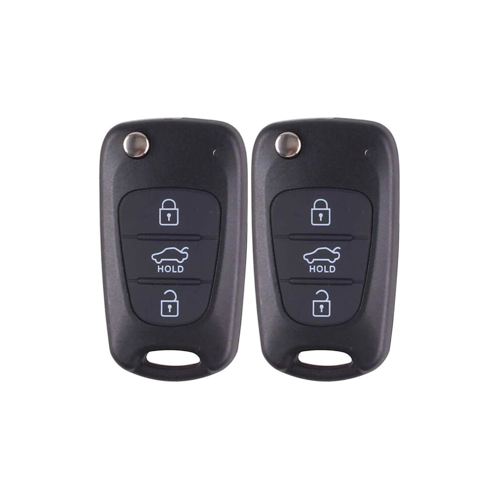 Hyundai I20 I30 I35 Ix20 Ix35 3-Button Replacement Key (2-Pack) [Gpa] 9071309701715