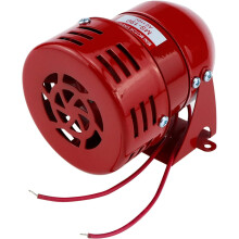 1Pc Red AC 110V 114dB Industrial Motor Alarm Bell Horn Sound Buzzer Siren
