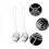 2Pcs Stainless Steel Yolk Separators Practical Egg White Separators Egg Sieves 6