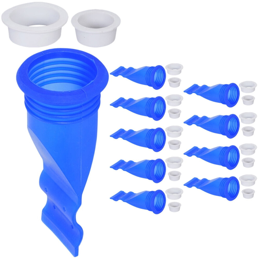 10 Pcs Floor Drain Core Backflow Valve Sewer Seal Ring Tub Sink Sealing Silica Gel 9071309703863