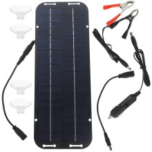 30W Watt 12V Mono Solar Panel Trickle Charger Kit Maintainer Car Boat Waterproof
