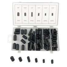 Kit assortimento di 80 tappi in gomma per tubo flessibile del vuoto del carburatore da 5/32" a 3/8".