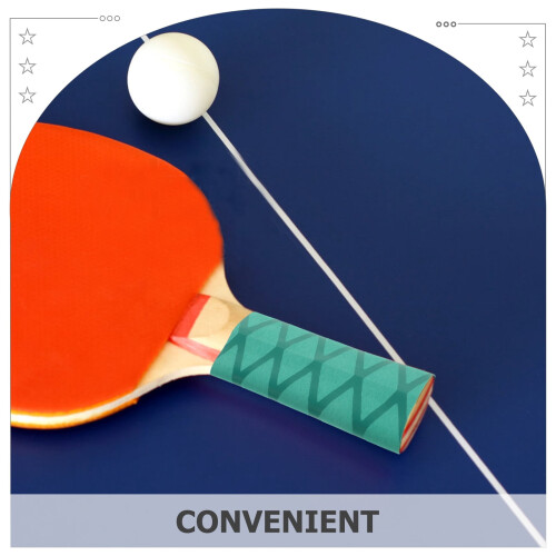 Table Tennis Racket Handle Leather Non-slip Handgrip Plastic 2
