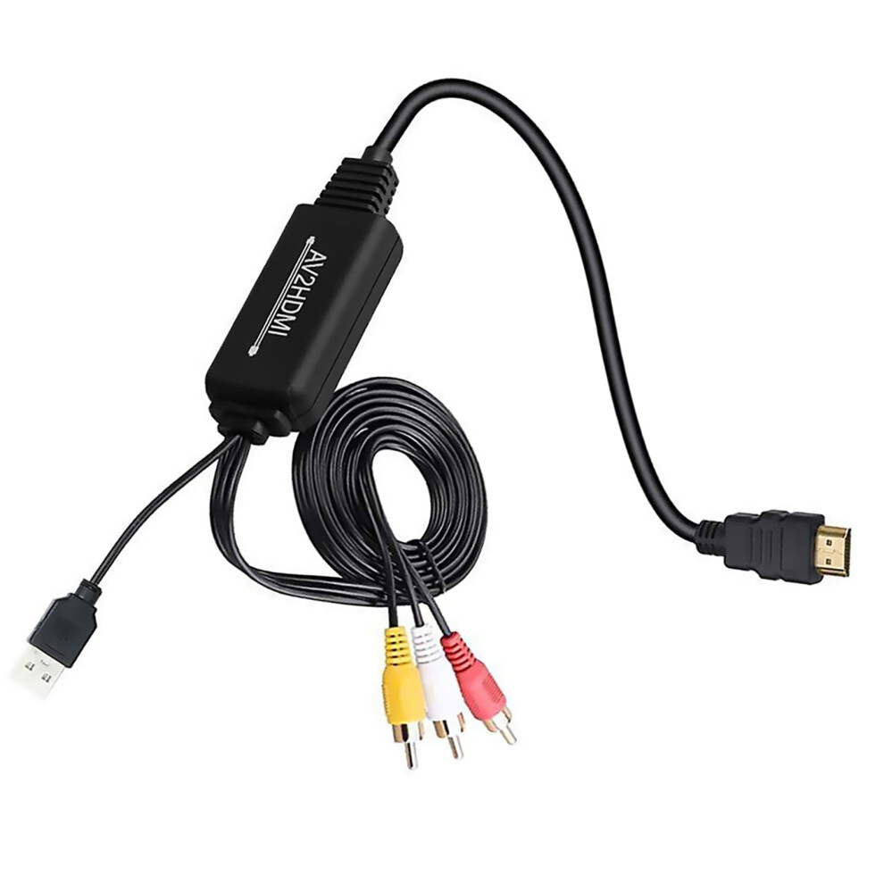 Analog To Digital Av To Hdmi Converter Support Pal, Ntsc, Secam High-Definition Visual Effects 9425574802385