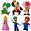 6-pack Super Mario-figurer julklappar 3