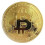 Bitcoin plaqué or 24 carats avec étui de présentation 4