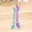 8 Pcs Teether Transparent Badge Clip Baby Pacifier Clips for Boys Silicone Strap 2