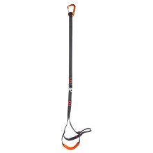 Adjustable Climbing Ascender with 80130cm Nylon Foot Loop Strap, 1500KG Load Capacity for Rock Climbing and Rescue