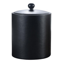 Ice Bucket with Lid with Insulation Beverage Tub for Bottle Cocktail Parties black