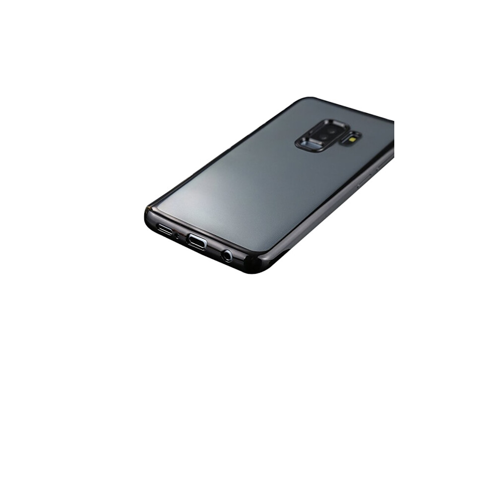 Elegant Soft Silicone Case For Compatible With Samsung Galaxy S9+ Black 9425574803573